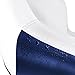 Leader Accessories Two Tone Captains Bucket Seat Premium Sports Flip Up Boat Seat (White/Blue)