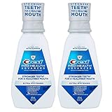 Crest Pro-Health Advanced with Extra Whitening Energizing Mint Flavor Mouthwash, 16 oz (Pack of 2)
