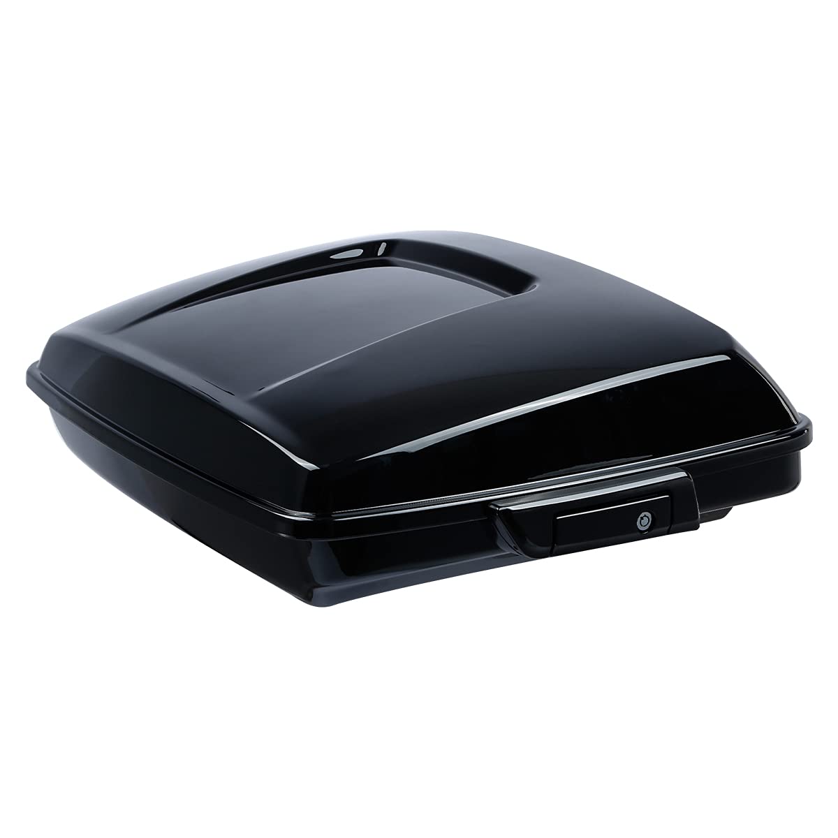 XMT-MOTO Bauletto Touring Razor Nero Con Schienale E Kit Montaggio Per Harley Touring Road King, Street Glide, Electra Glide 2014-2025