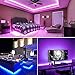 Entiqi LED Strip Lights Battery Powered, 6.5FT/2M RGB LED Light Strip SMD5050 60 LEDs Rope Lights Color Changing Flexible LED Strip Kit for Home Bedroom DIY Party Indoor Outdoor