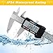 Digital Caliper, Adoric Electronic Digital Caliper Stainless Steel Body with Large LCD Screen | 0-6 Inches | Millimeter/Inch/Conversion