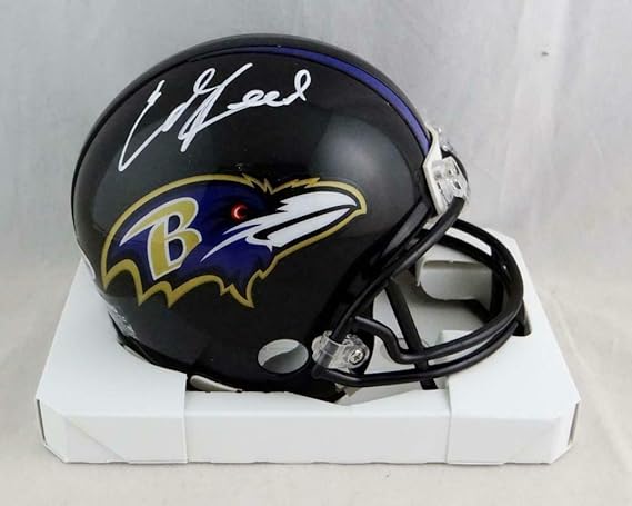 ed reed autographed helmet