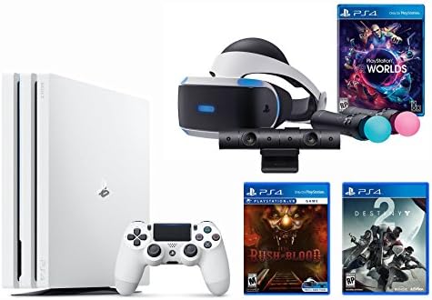 PlayStation VR Launch Bundle 3 Items:VR Launch Bundle,PlayStation 4 Pro 1TB Destiny 2 Bundle, VR Game Disc Arkham VR
