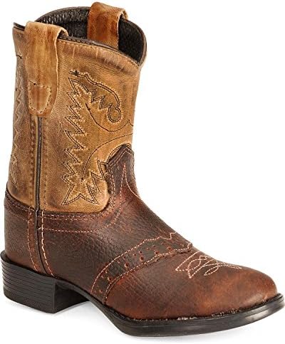 Old West Toddler-Boys' Ultra Flex Thunder Cowboy Boot Round Toe - 1936I
