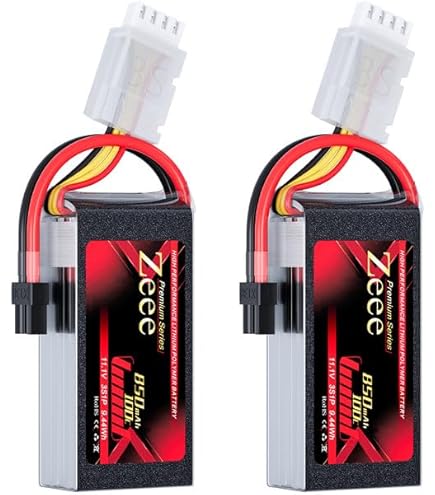 Amazon.com: Zeee Premium Series 4S Lipo Battery 850mAh 14.8V 100C