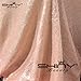ShiDianYi 3 Feet 1 Yards-Sequin Fabric, by The Yard, Sequin Fabric, Tablecloth, Linen, for Xmas Decor (1 Yard, Blush Pink)