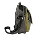 Vanlison Vertical Messenger Bag, Crossbody Bag, Shoulder Bag Work Satchel for Tablets Green
