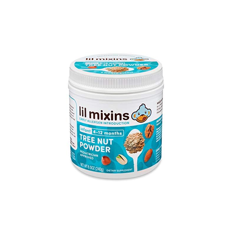 Lil Mixins Early Introduction Tree Nut Protein Powder for Infants & Babies – Support Healthy Tree Nut Tolerance, Easily…