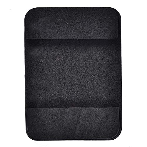 Snare Drum Pad, 10pcs Impact Resistance Mute Silencer Drumming Practice Pad Bass Drums Quiet Cymbal Mute Sound off Black Provides Great Rebound for Quiet Workouts