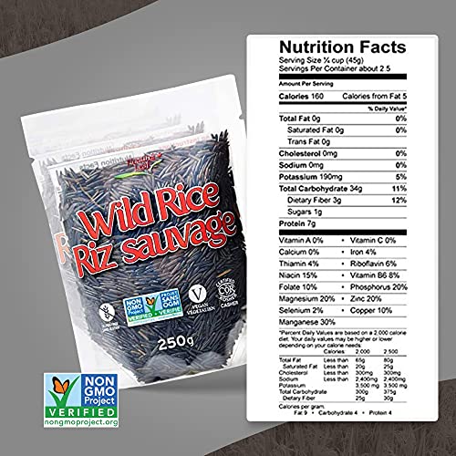 Floating Leaf Wild Rice, All Natural, Non Gluten, NonGmo, Kosher and