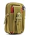 LefRight Tactical Molle Pouch EDC Utility Gadget Belt Waist Bag with Smart Phone Holster Holder for iPhone 6s Plus (Khaki)