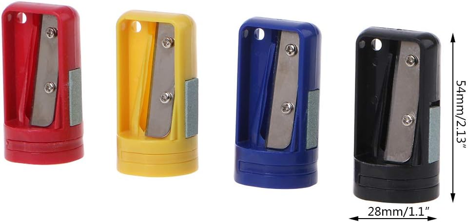 Octagon Woodwork Carpenter Pencil Sharpener Portable Manual Pen Cutter Students Child Home Office Stationary Wood Worker Supply by YDZN