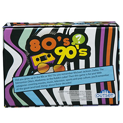 Outset Media - 80's 90's Trivia - the Totally Radical Blast from the Past Trivia Game
