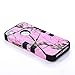 Phone Case for iPhone 5s 5,Trade A Luxury Triple Layer Hybrid Tree Pattern Camo Hybrid Hard Stand Case Cover for iPhone5 5s 5G with Free Screen Protector and Stylus(Black&Pink)