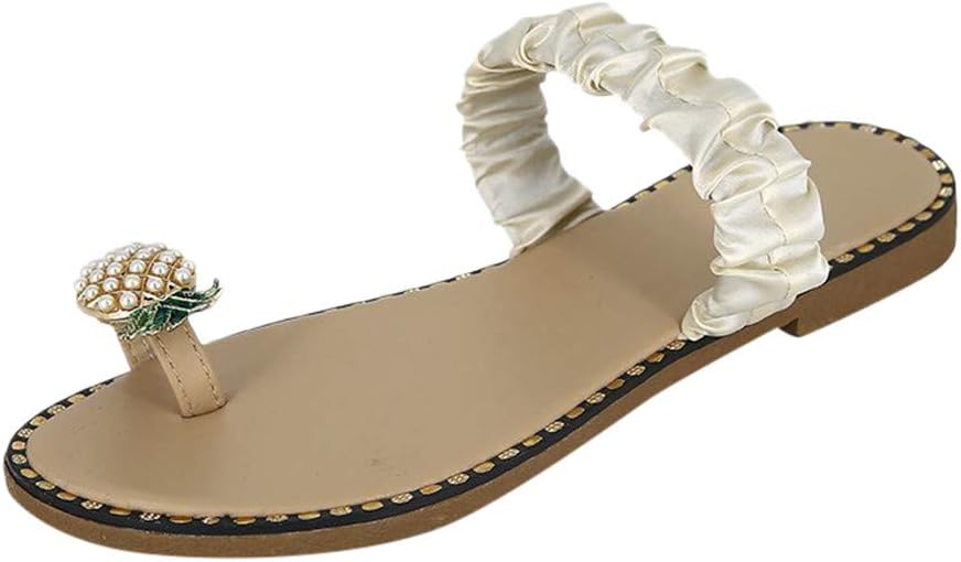 memory foam flat sandals