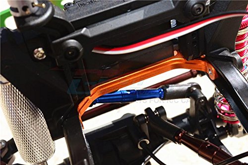 Traxxas TRX-4 Trail Defender Crawler Upgrade Parts Aluminum Front Servo Mount - 1 Set Orange