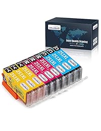 Office World cartucho de tinta compatible de reemplazo para PGI-250XL CLI-251XL, compatible con PIXMA MX922 MG7520 MG5520 MG5420 MG7120 MG6320 MG6620 IP8720 MG5620, Magenta