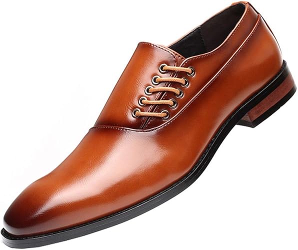 Amazon Miaomise ビジネスシューズ メンズ靴 革靴 メンズ 紳士靴 フォーマル スタイリッシュ 結婚 通勤 普段用 ローカット 大きいサイズ 男性靴 就活靴 ウォーキング カジュアルシューズ 靴 24 0cm 29 0cm ビジネスシューズ