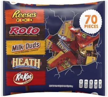 Hershey Halloween Snack Size Assortment, 70 Pieces