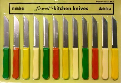 Nexxa-Fixwell Stainless Steel Knife Set, 12+1-Piece