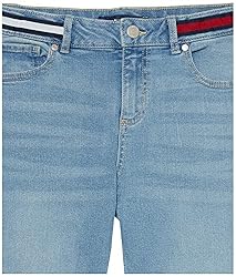Tommy Hilfiger Girls' Relaxed Straight Leg Denim