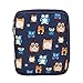Teamoy Organizer Case for Interchangeable Circular Knitting Needles, Crochet Hooks and Knitting Accessories, Keep All in One Place and Easy to Carry, Owls (No Accessories Included)