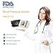 Automatic Digital Upper Arm Blood Pressure Monitor with Cuff, Accurate,Large Screen Display,Irregular Heartbeat Indicator,2 User Mode,FDA Approved Blood Pressure Machine by Firhealth