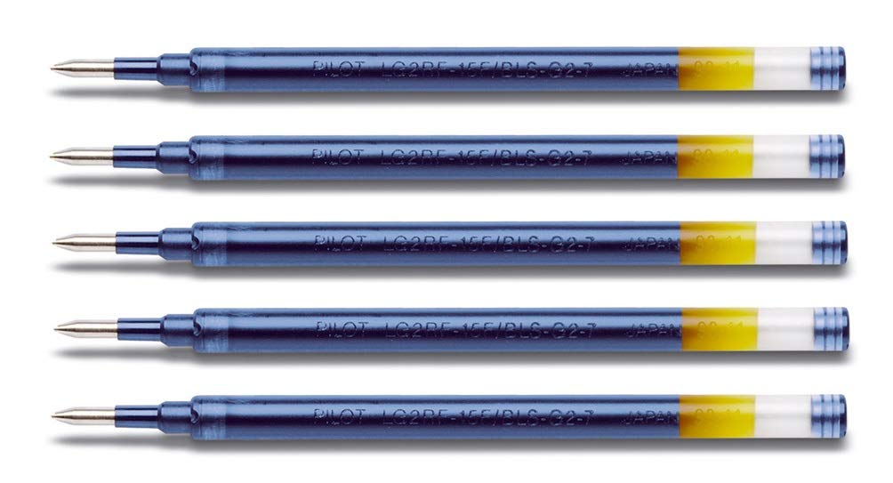 Pilot G2 07 Gel Pen Refill Set of 5 Blueaa