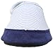 ACORN Women's Moc Summerweight Slipper, Blue Stripe, Large/8-9 M US