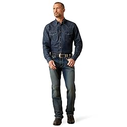 ARIAT Men’s M5 Slim Stretch Adkins Boot Cut Jean