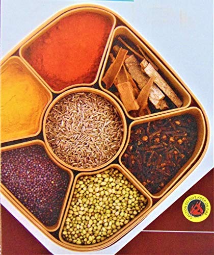 TDS Woven Masala Rangoli Box Dabba (Multi Colour) (Square)