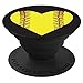 PopSockets Brave New Look Softball Heart PopSockets Cell Phone Stand for Smartphone/Tablet PopSockets PopGrip: Swappable Grip for Phones & Tablets PopSockets Adhesive PopGrip
