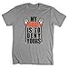 ChalkTalkSPORTS My Goal is to Deny Yours Lacrosse T-Shirt | Lax Tees | Sport Gray | Youth, Medium