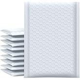 Koja 5 X 8.6” Padded Bubble Mailers. Quality Mailing and Shipping Envelopes and Bags with 5 X 7" Usable Size. Extra-thick Padding. Fast and Easy Self-seal Envelope 50-Pack. (White)