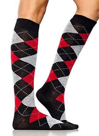 Argyle 4 Miles Knee High Socks at Amazon Women’s Clothing store: