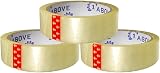 1ABOVE Clear Packing Tape 3 Rolls 24mm x 40m Strong Adhesive Sellotape