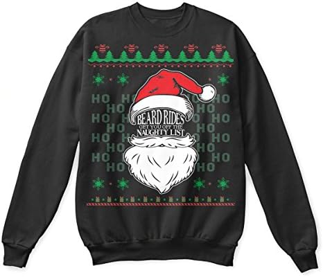Skiverr Beard Rides Christmas Sweatshirt