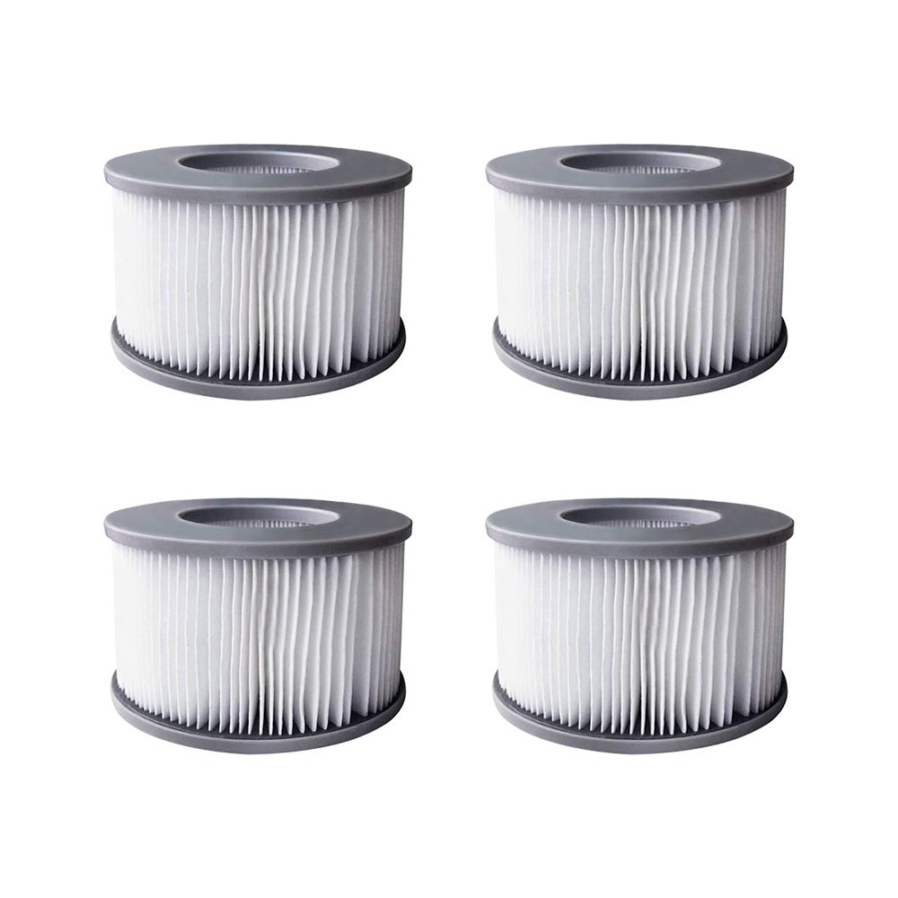 YanBan 4pcs Hot Tub Filters for MSpa Inflatable Pools, Enhanced Version Filter Cartridge Pump Fit for MSPA all Current Hot Tubs