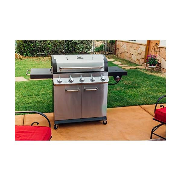 Dyna-Glo-DGP552SSP-D-Premier-5-Burner-Propane-Gas-Grill-Stainless