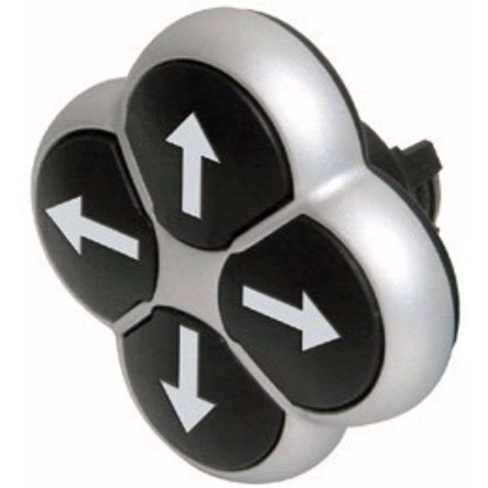 Eaton 286336 Push Button 4-Way Black Arrows Key Titanium