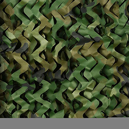 Camouflage Sunshade Net Camo Netting Blinds for Camping Shooting Hunting (1.5x2M=5x6.6ft, Woodland Camo)