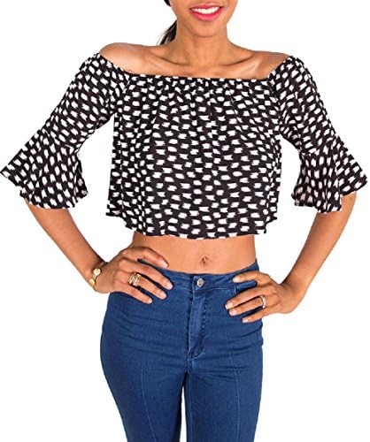 Honey Punch Crop Top - Black - Small