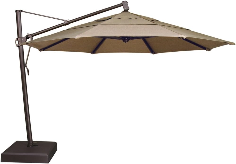 Authenteak AKZ 13' Octagonal Cantilever (Bronze Frame/Sand Canopy)