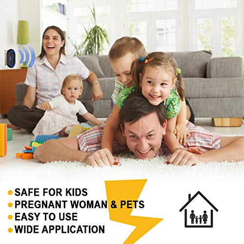 Eradream Ultrasonic Pest Repeller, Pest Repeller Plug in for Pest Reject, 2019 Newest Electronic Rodent Repellent Indoor Use for Bug Spider Ant Mice Roach Other Insects(2 Pack)