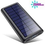 HETP Version à économie D’énergie Batterie Externe Chargeur Solaire 26800mah Power Bank [Avancé Intelligent Contrôle IC…