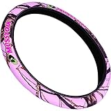 Mossy Oak Neoprene Steering Wheel Cover (Mossy Oak Pink Break-Up Camouflage, Sold Individually)