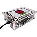 KOOKYE 3.5''Touch Screen Transparent Acrylic Raspberry Pi Case + Cooling Heated Sinks + Screwdriver for Raspberry Pi 2 3 B Board