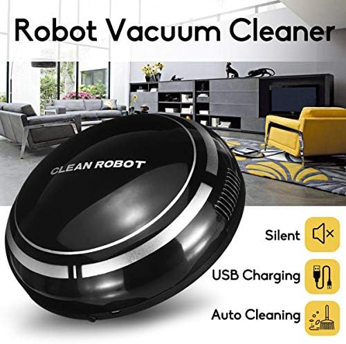 Ketisa Super-Thin, 1300Pa Strong Suction, Quiet, Self-Charging Robotic Vacuum Cleaner, Cleans Hard Floors to Medium-Pile Carpets