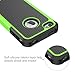 iPhone 4S Case, iPhone 4 Case, CHTech Fashion Shockproof Durable Hybrid Dual Layer Armor Defender Protective Case Cover for Apple iPhone 4/4S (Green)