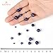 BEADNOVA Blue Lapis Lazuli Beads Natural Crystal Beads Stone Gemstone Round Loose Energy Healing with Crystal Stretch Cord for Jewelry Making (10mm, 36-38pcs)